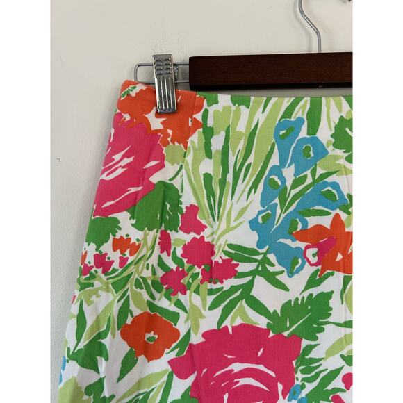 Lauren Ralph Lauren skirt womens size 4 floral print classic stretchy - Picture 2 of 7
